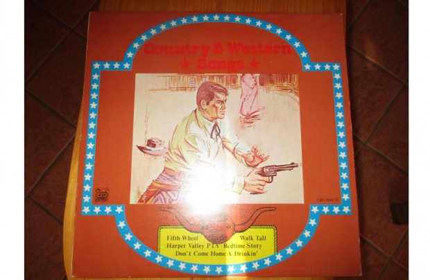 Country & western songs vinyl hanglemez elad