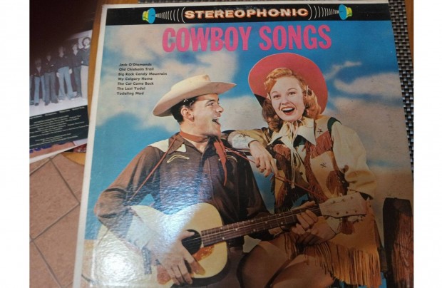 Cowboy songs bakelit hanglemez elad