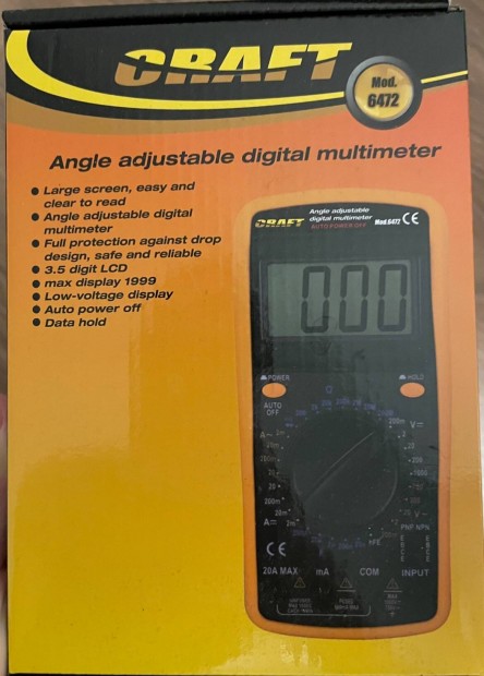 Craft multimter digitlis -bontatlan