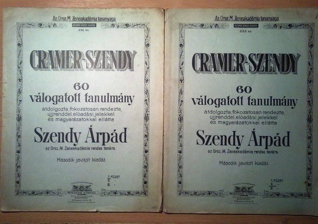 Cramer - Szendy 60 vlogatott tanulmny I-II. (A kt rsz egytt 2000)