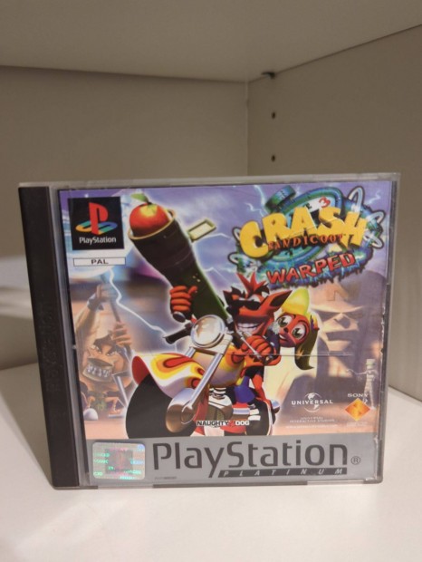 Crash Bandicoot 3 Warped Platinum PS1 Playstation 1 jtk