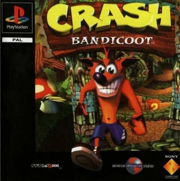 Crash Bandicoot, Mint PS1 jtk