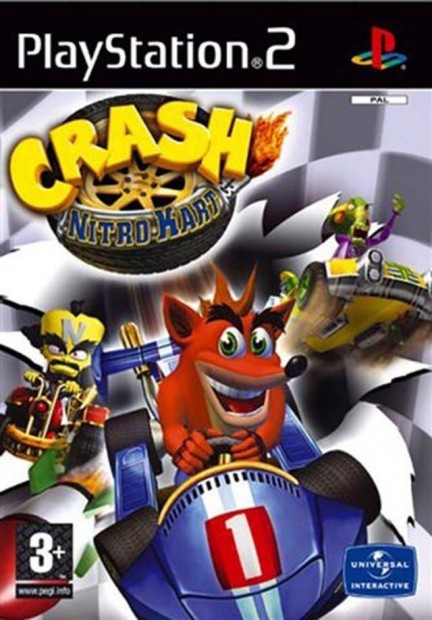Crash Nitro Kart eredeti Playstation 2 jtk