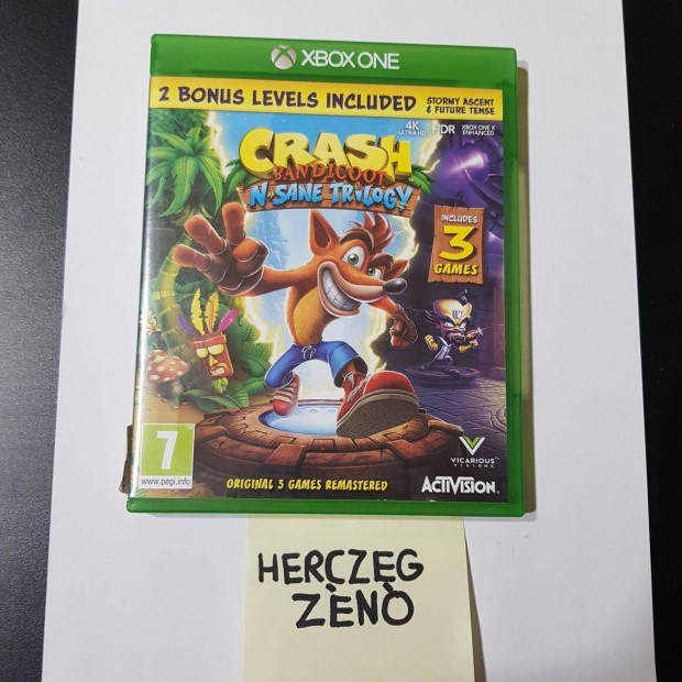 Crash Nsane Trilogy xbox one