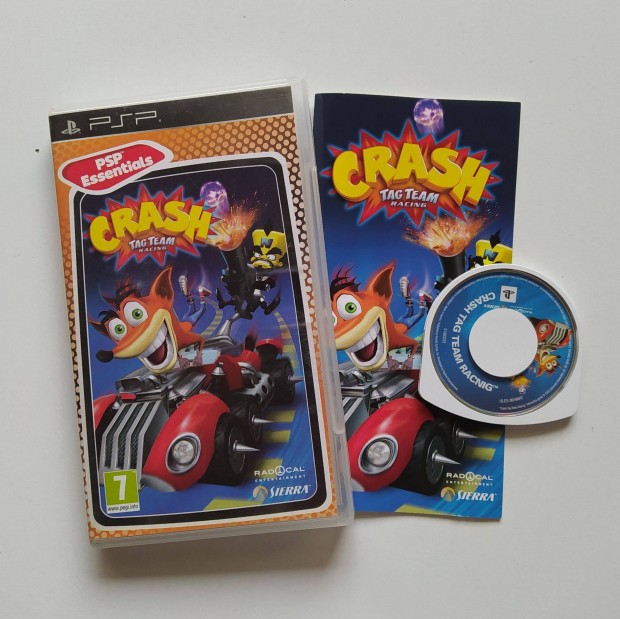 Crash Tag Team Racing Playstation PSP