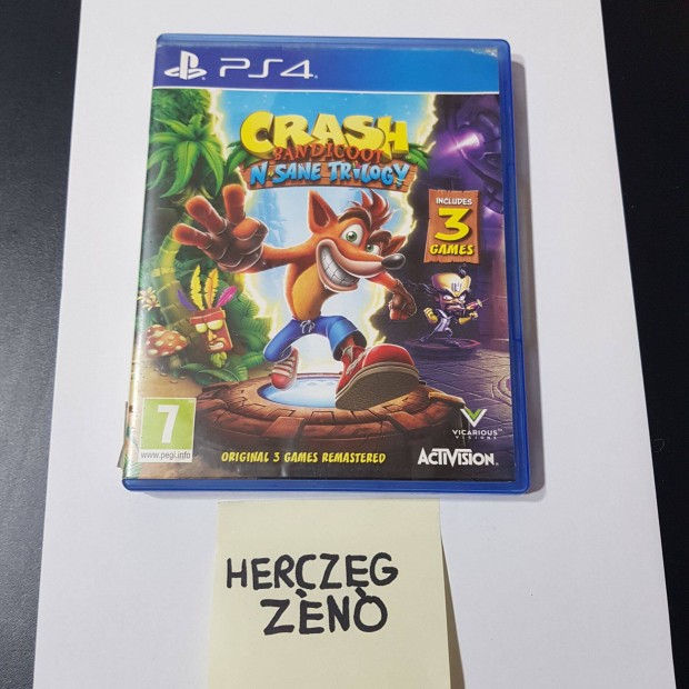 Crash bandicoot nsane trilogy ps4