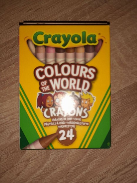 Crayola, 24 db-os zsrkrta kszlet, brsznek, flron