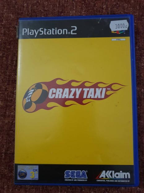 Crazy Taxi Playstation 2 eredeti lemez ( 3000 Ft )