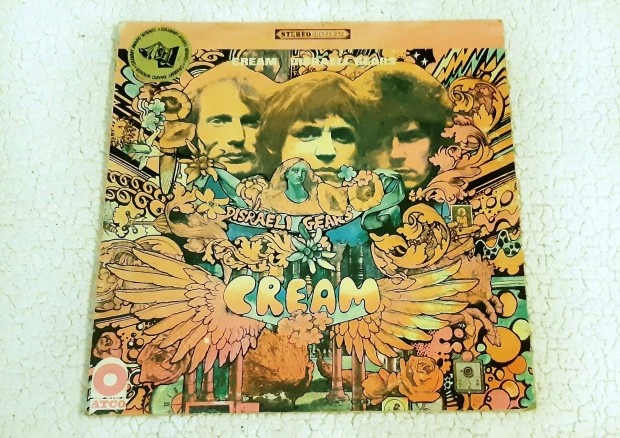 Cream, "Disraeli Gears", Lp, bakelit lemezek (Amerikai ny. )