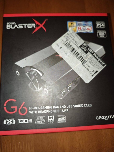 Creative Sound Blasterx G6