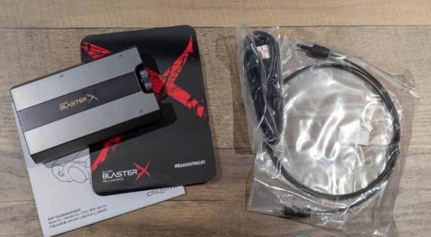 Creative Sound Blasterx G6 kls hangkrtya usb optikai