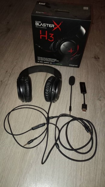 Creative Sound Blasterx H3 fejhallgat+Hangkrtya 