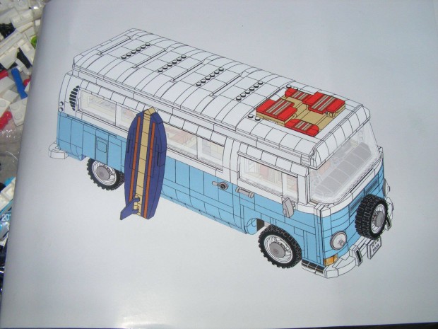 Creator Icons 10279 Volkswagen T2 Camper 2207db lego j