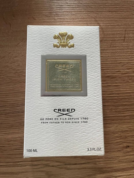 Creed green irish tweed doboz gyjetmnybl elad 0ft posta