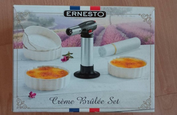 Creme Brulee szett egyszer hasznlt!