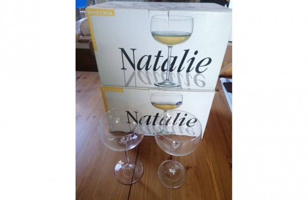 Cristal Natalie, talpas, pezsgős pohár eladó!