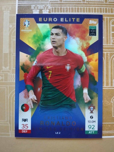 Cristiano Ronaldo Euro Elite Limited Edition Euro 2024 focis krtya