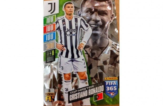 Cristiano Ronaldo Juventus Top Master focis krtya Panini FIFA 2022