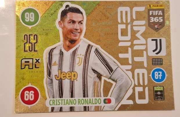 Cristiano Ronaldo Panini Limited Edition