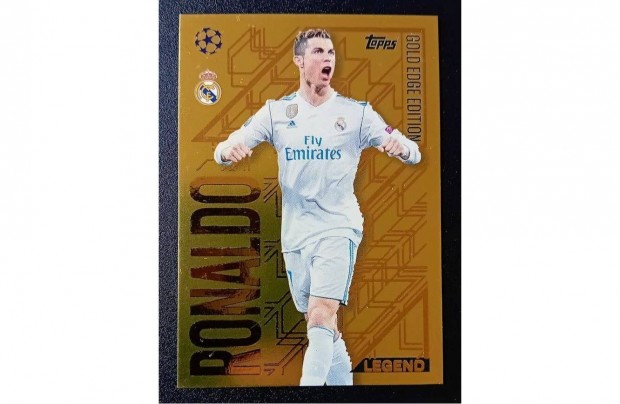 Cristiano Ronaldo Real Madrid Gold Edge Edition focis krtya 2025