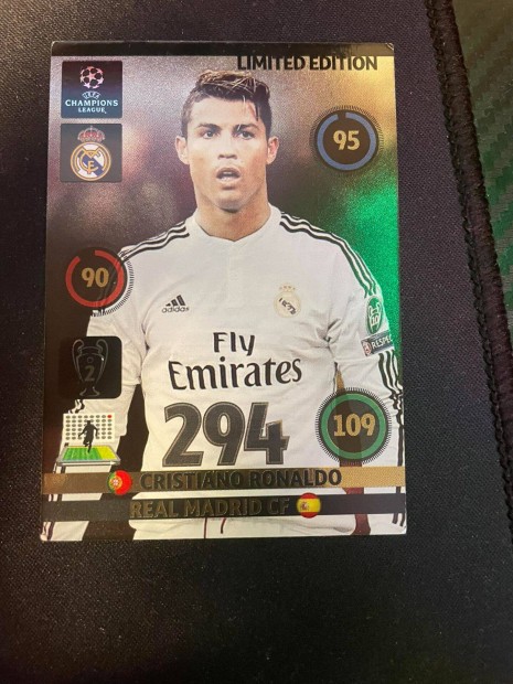 Cristiano Ronaldo, Limited Edition,Fociskrtya 2014-2015 Adrenalyn XXL