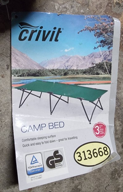 Crivit camp bed, kemping gy, j llapot