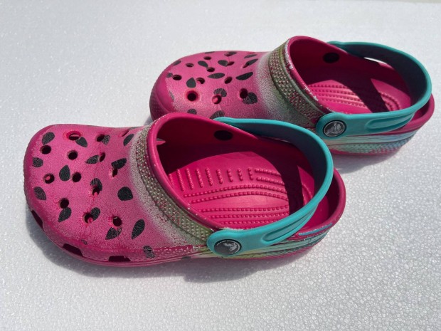 Crocs W 3 (32-33-as) különleges dinnyés papucs
