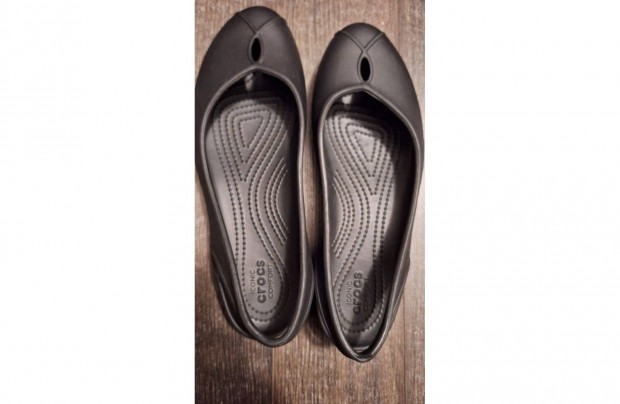 Crocs, fekete cip, W9-es, 39-40-es