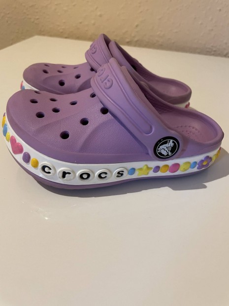 Crocs kislny papucs lila szn 24-25 mret