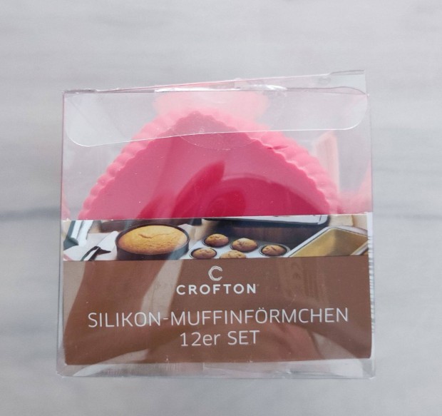 Crofton 12 db-os szv alak szilikon muffinforma elad Bkscsabn