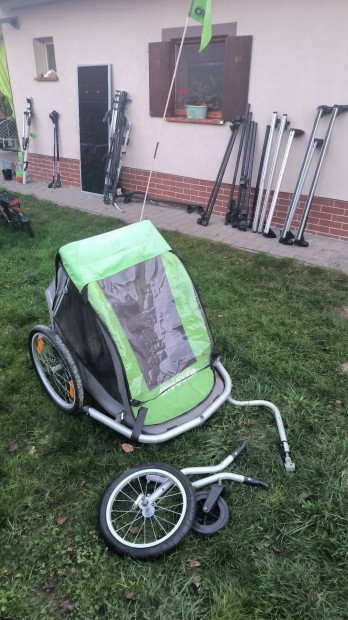 Croozer Kid for 2 kerkpr utnfut kt gyermek rszre 