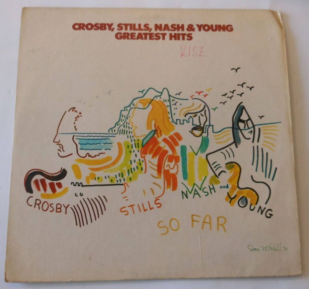Crosby, Stills, Nash & Young: Greatest hits Lp. Indiai