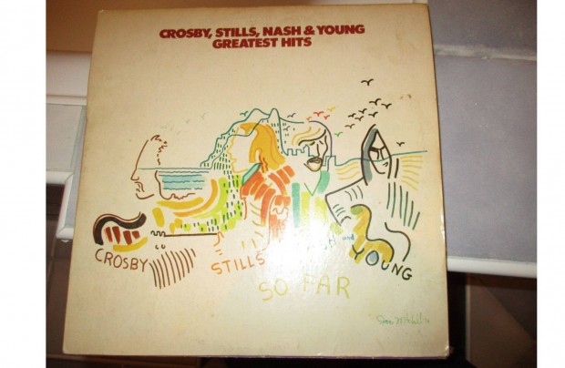 Crosby, Stills, Nash & Young bakelit hanglemez elad