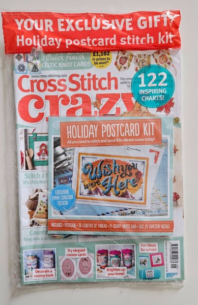 Cross Stitch Crazy angol nyelv keresztszemes magazin