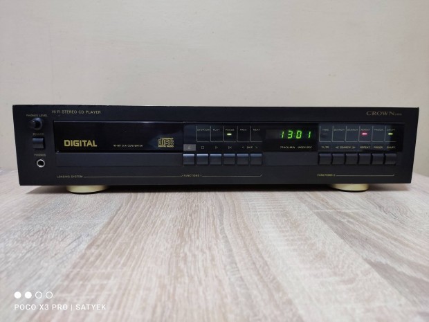 Crown CD-040  hifi cd lejtsz deck  TDA-1543 / CDM4 