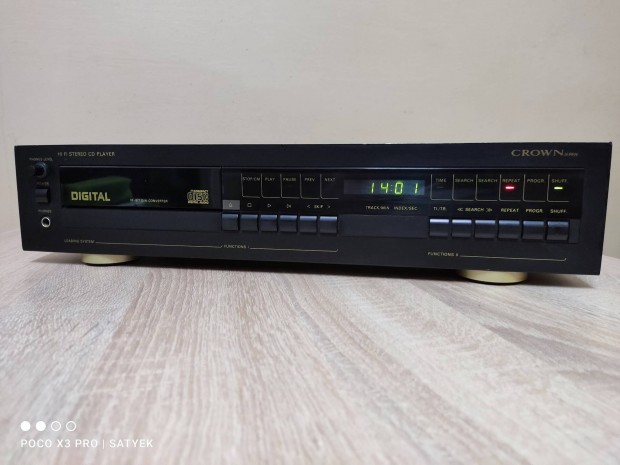 Crown CD-040 hifi cd lejtsz deck TDA-1543 dac  cdm4