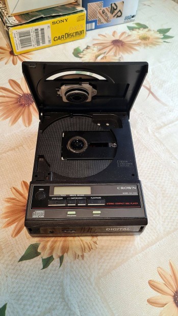 Crown CD-110N discman lejtsz,hibs