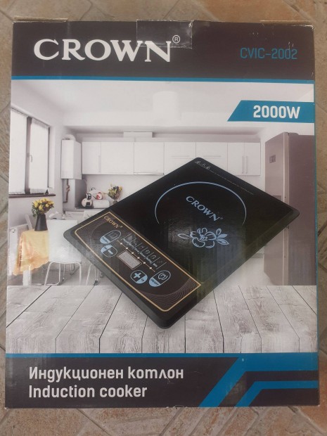 Crown CVIC2002 - Hordozhat indukcis fzlap (2000W)