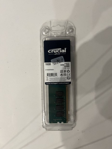 Crucial 16GB DDR4 3200MHz - j - Szmlval