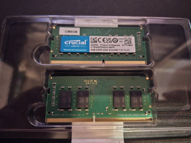 Crucial 16 Gb (2*8GB) DDR4 3200 cl22