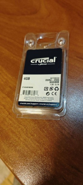 Crucial 4GB DDR4 2666MHz Notebook Ram