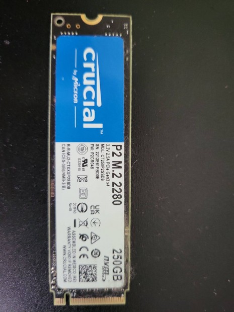 Crucial M.2 2280 250Gb SSD