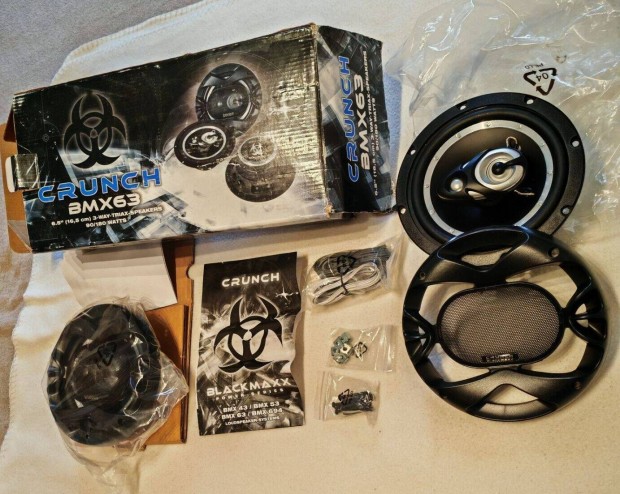 Crunch BMX63, 90/180W, 3-utas,16,5cm