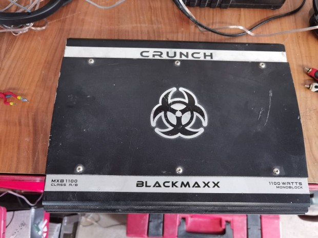 Crunch blackmaxx 1100 Watt erst hifi mlynyom monoblock 