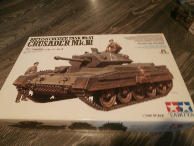 Crusader Mk III Tamiya 1:35 tank makett