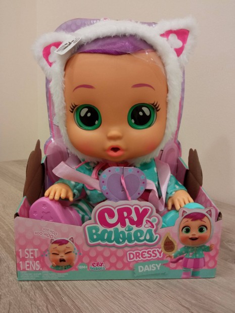 Cry Babies Dressy Daisy (j!) Eredeti IMC Toys
