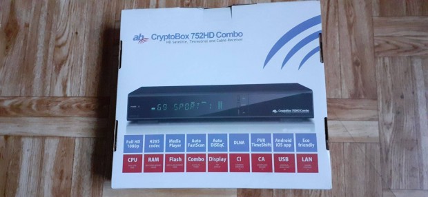 Cryptobox 752HD Combo-Triple DVB-T2/S2/C HD Vevő