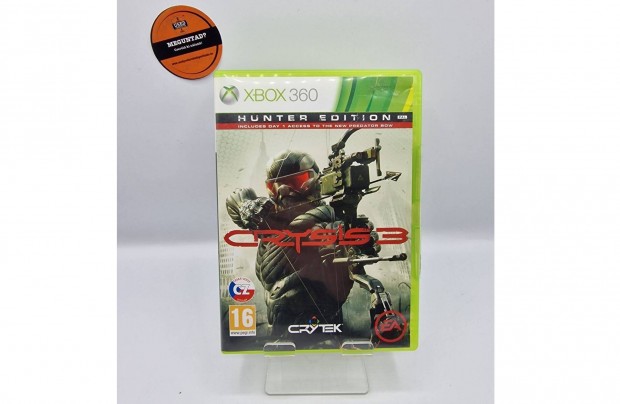 Crysis 3 Hunter Edition - Xbox 360 játék, használt