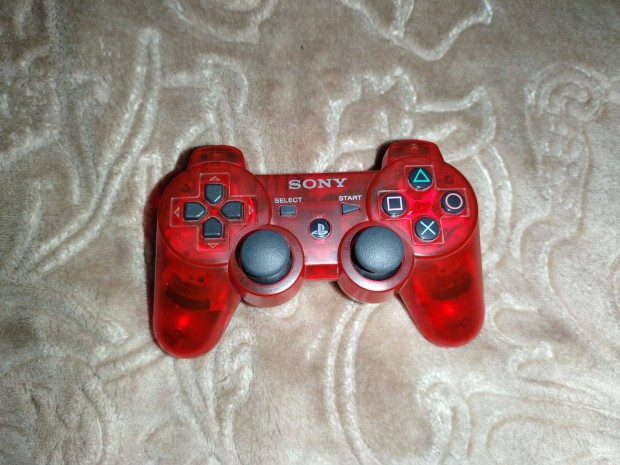 Crystal Red , Limitlt kiads PS3 kontroller (Hibtlan) 3 nap gari