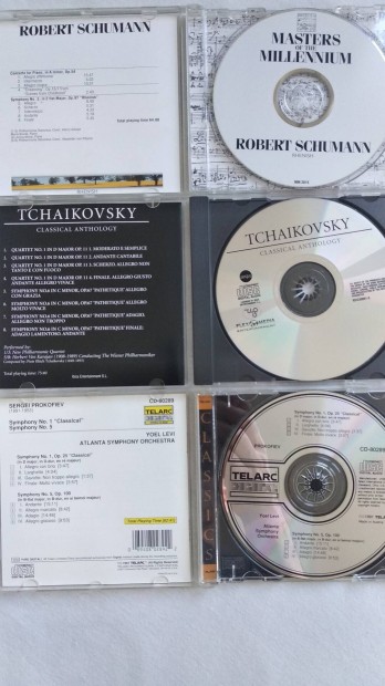 Csajkovszkij Schumann Prokofjev CD csomag 